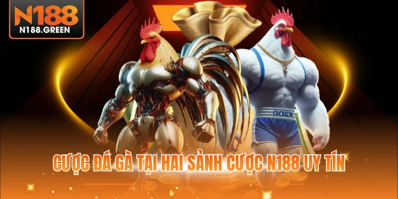 Cược đá gà tại hai sảnh cược N188 uy tín